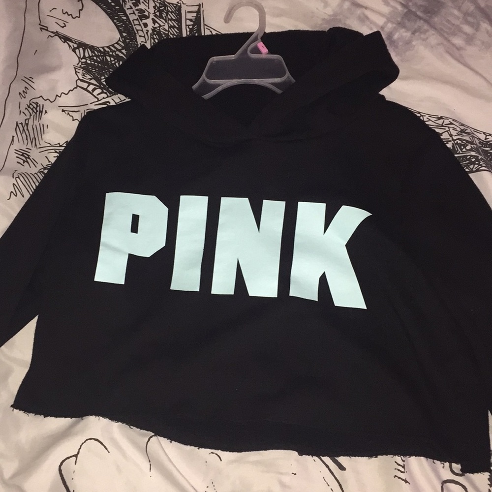 Crop PINK hoodie
